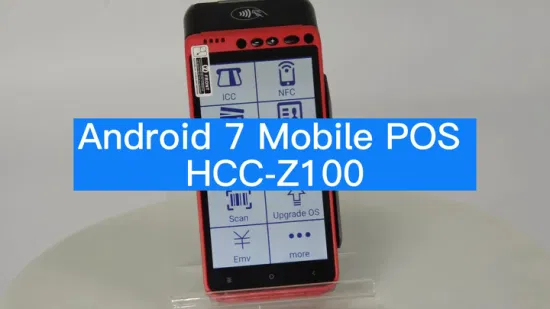 Android-Fingerabdruckscanner Pay EMV + PCI-Kassensystem mit elektronischer Registrierkasse (HCC).